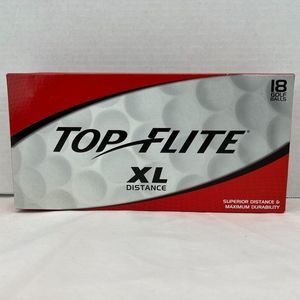 Top Flite XL Distance 18 Golf Balls Brand New Superior Distance & Durability